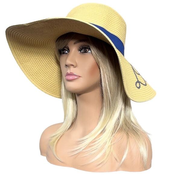 Large Brim Beach Sun Hat "Daydreamer" - Picture 5 of 12